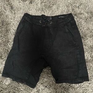 Cotton On Black Denim Jogger Shorts